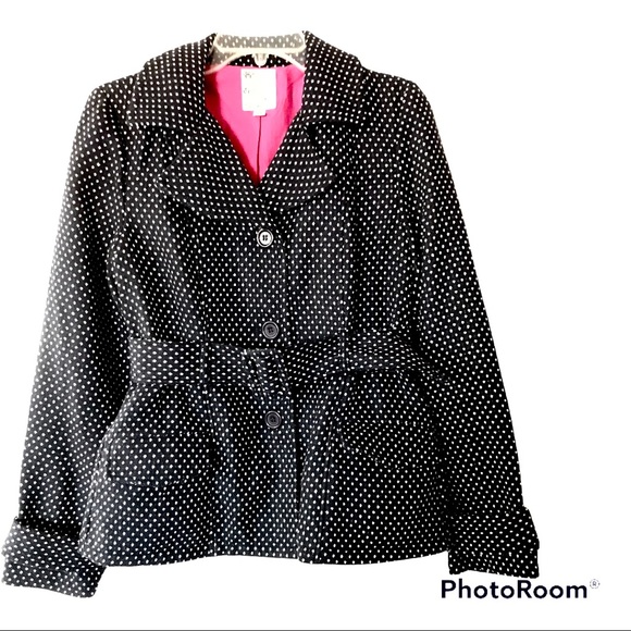 Tulle Jackets & Blazers - Tulle By Anthropologie Black Belted Jacket Size Medium.